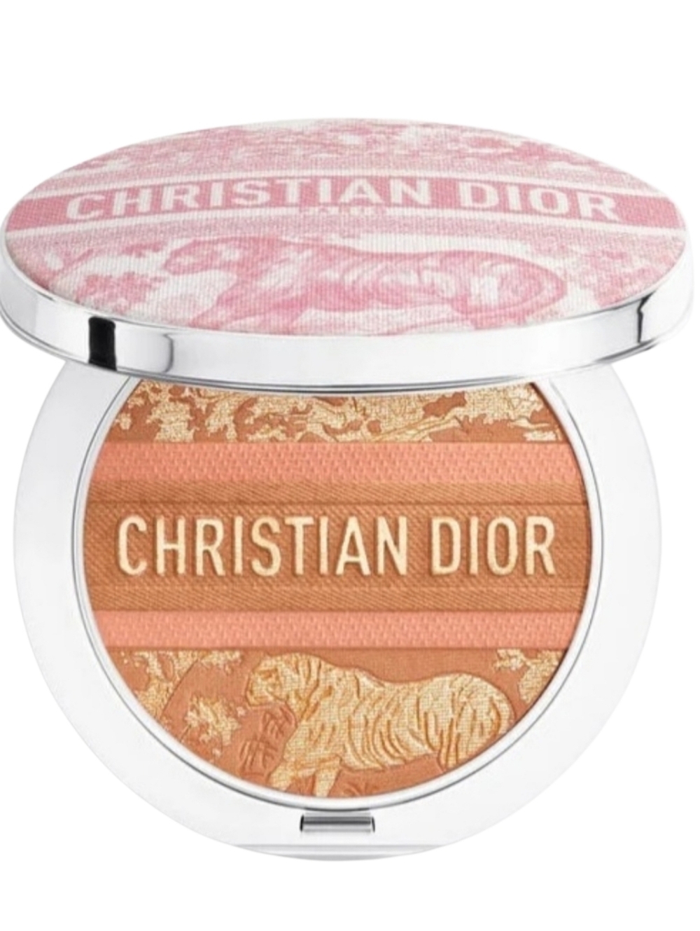 Dior Limited Edition Diovera Print Nude Bronze Glow Coral Bronze Bronzer Blush